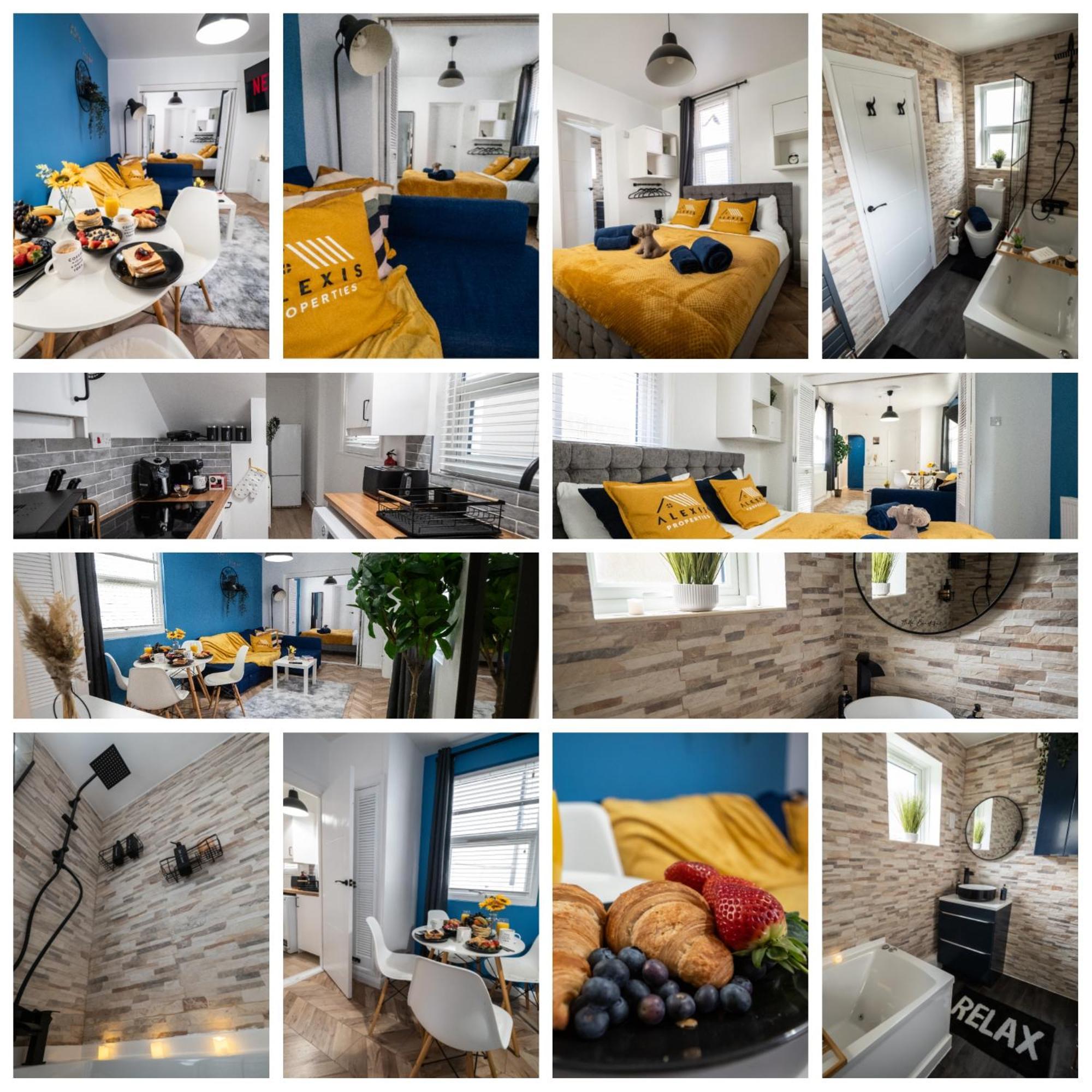 Seaside Retreat: Luxury 1-Bed, Free Parking Apartamento Portsmouth Exterior foto